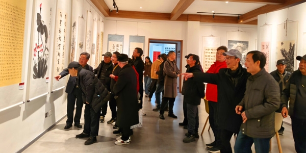 “铭史致远 墨咏时代”书画展在新都区新时代文明实践中心开幕 ... ...